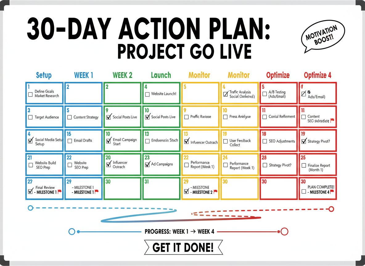 Conclusion: Your 30-Day Real Estate Advertising Action Plan