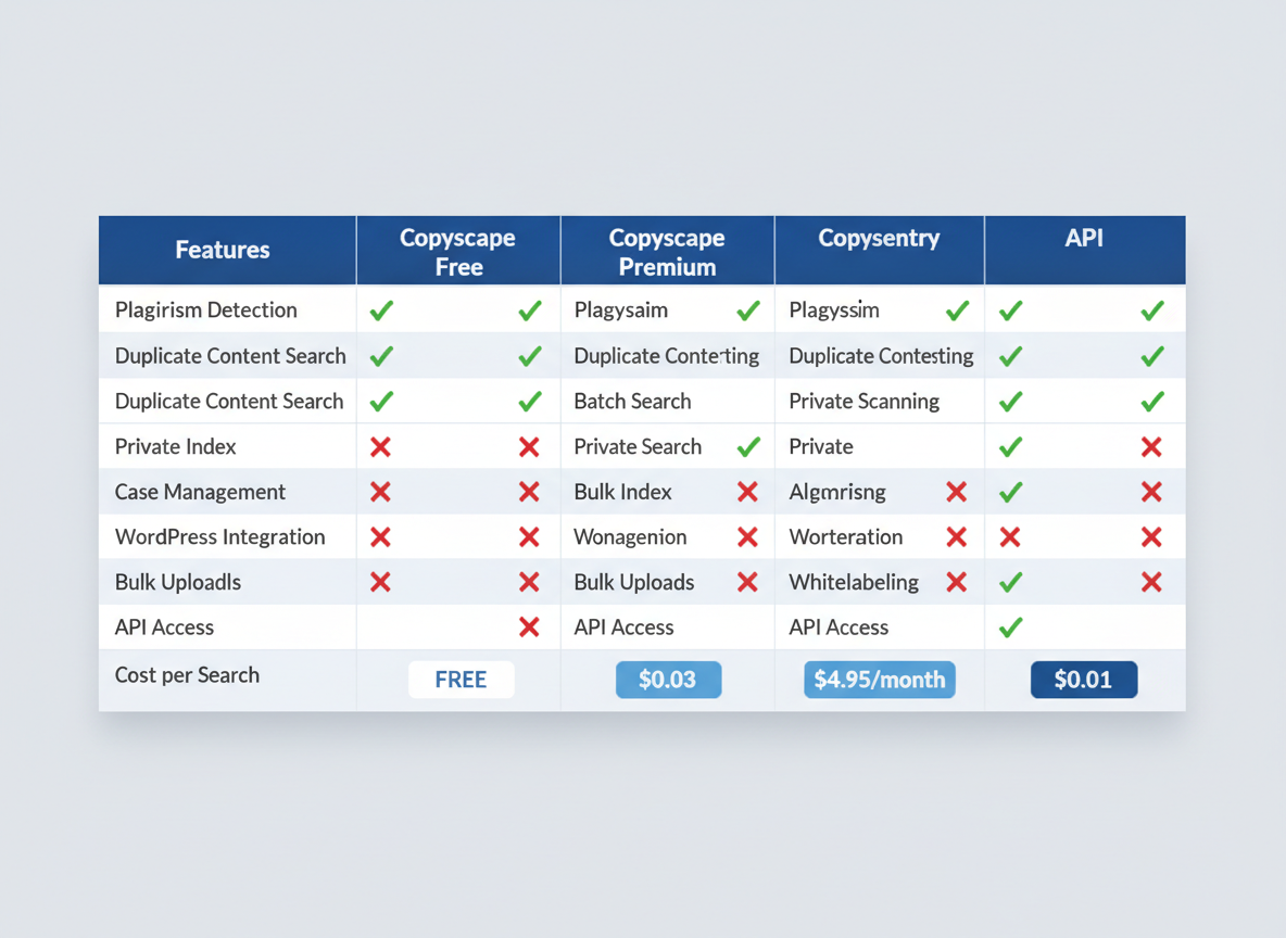 Copyscape Pricing Breakdown: What You Actually Pay in 2026