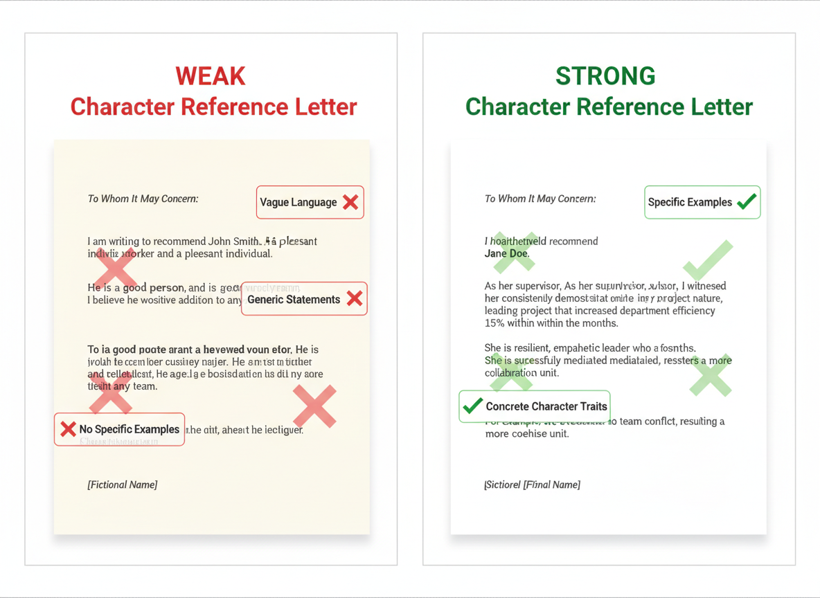 6 Real Character Reference Letter Examples (By Scenario)