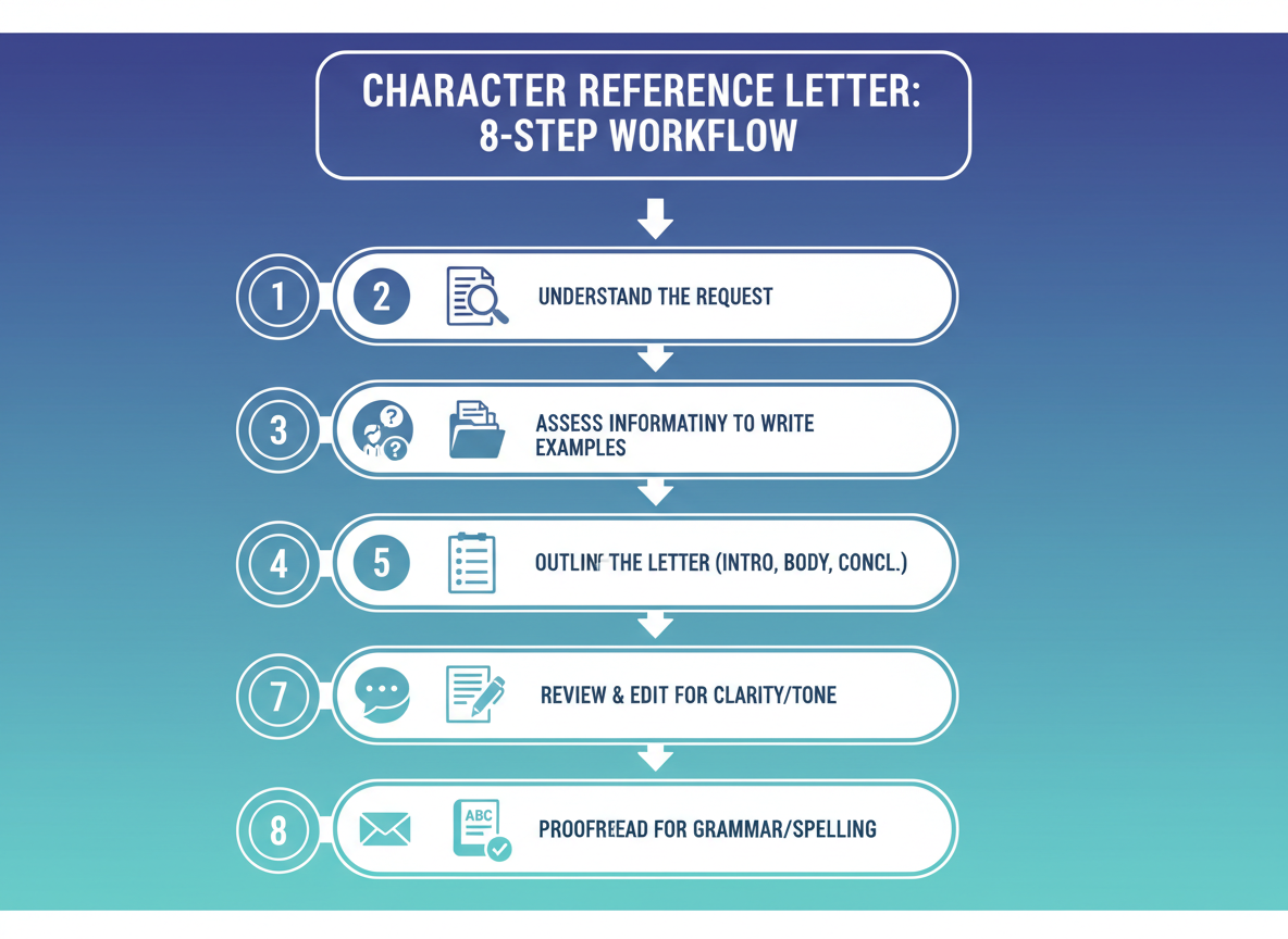 Step-by-Step: How to Write a Character Reference Letter (Manual Method)