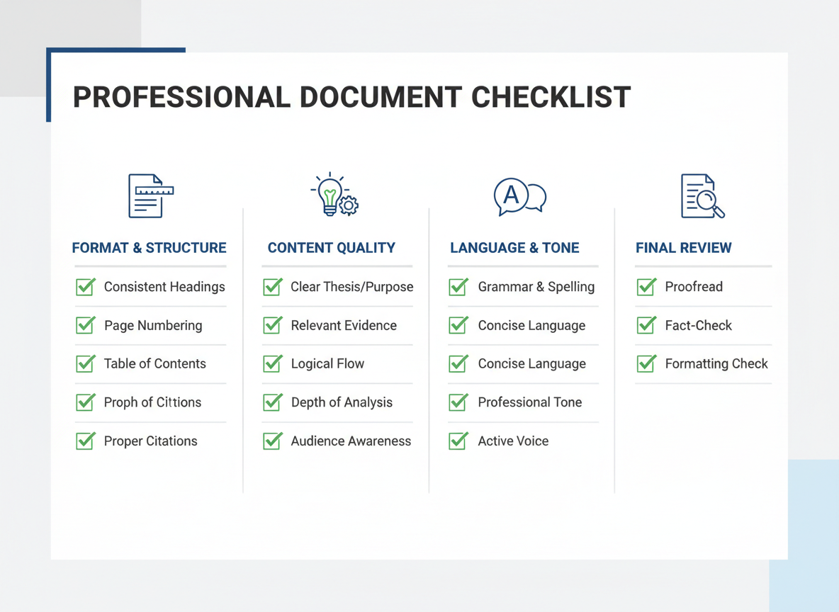 Character Reference Letter Checklist: Review Before You Send