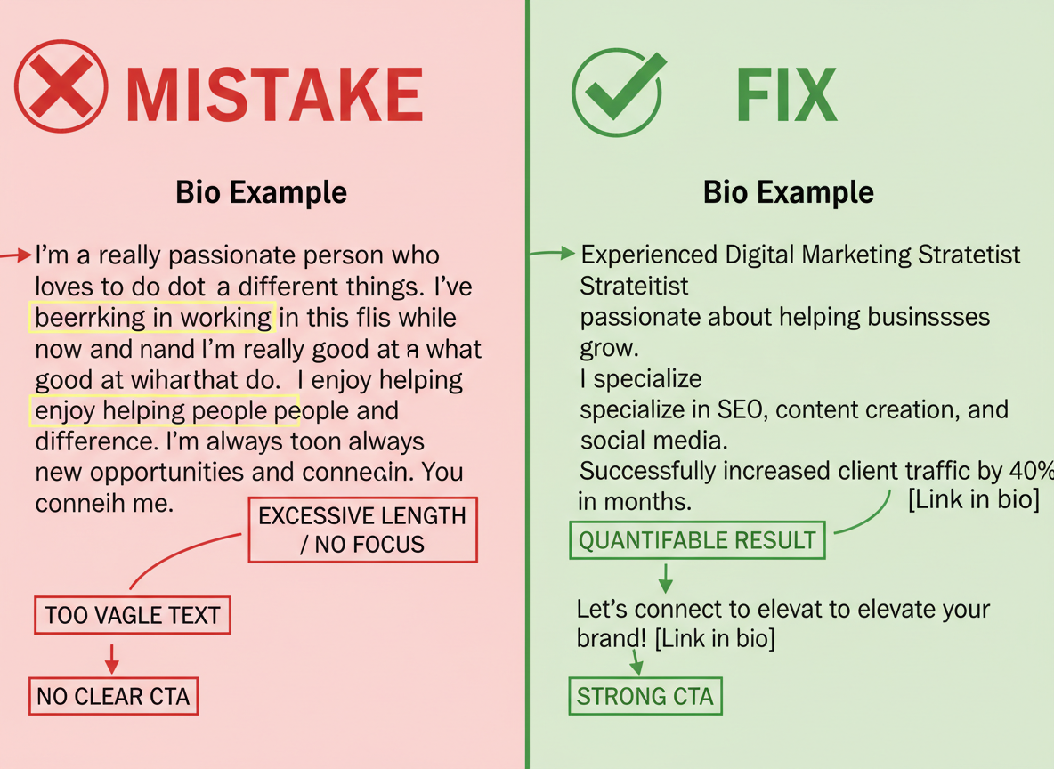 7 Common Bio Mistakes That Make You Forgettable (And How to Fix Them)