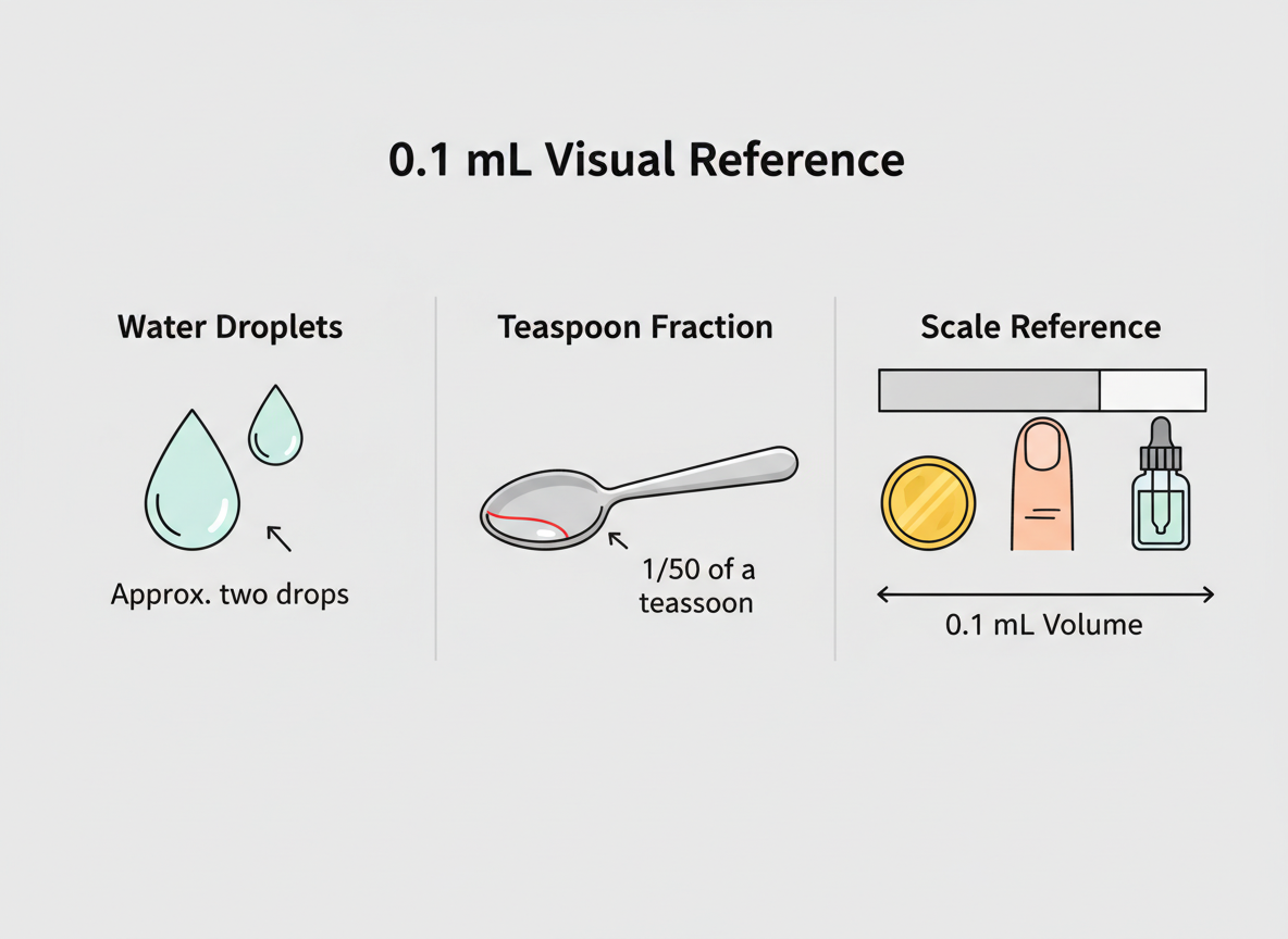 Visualizing 0.1 mL: Size Comparisons