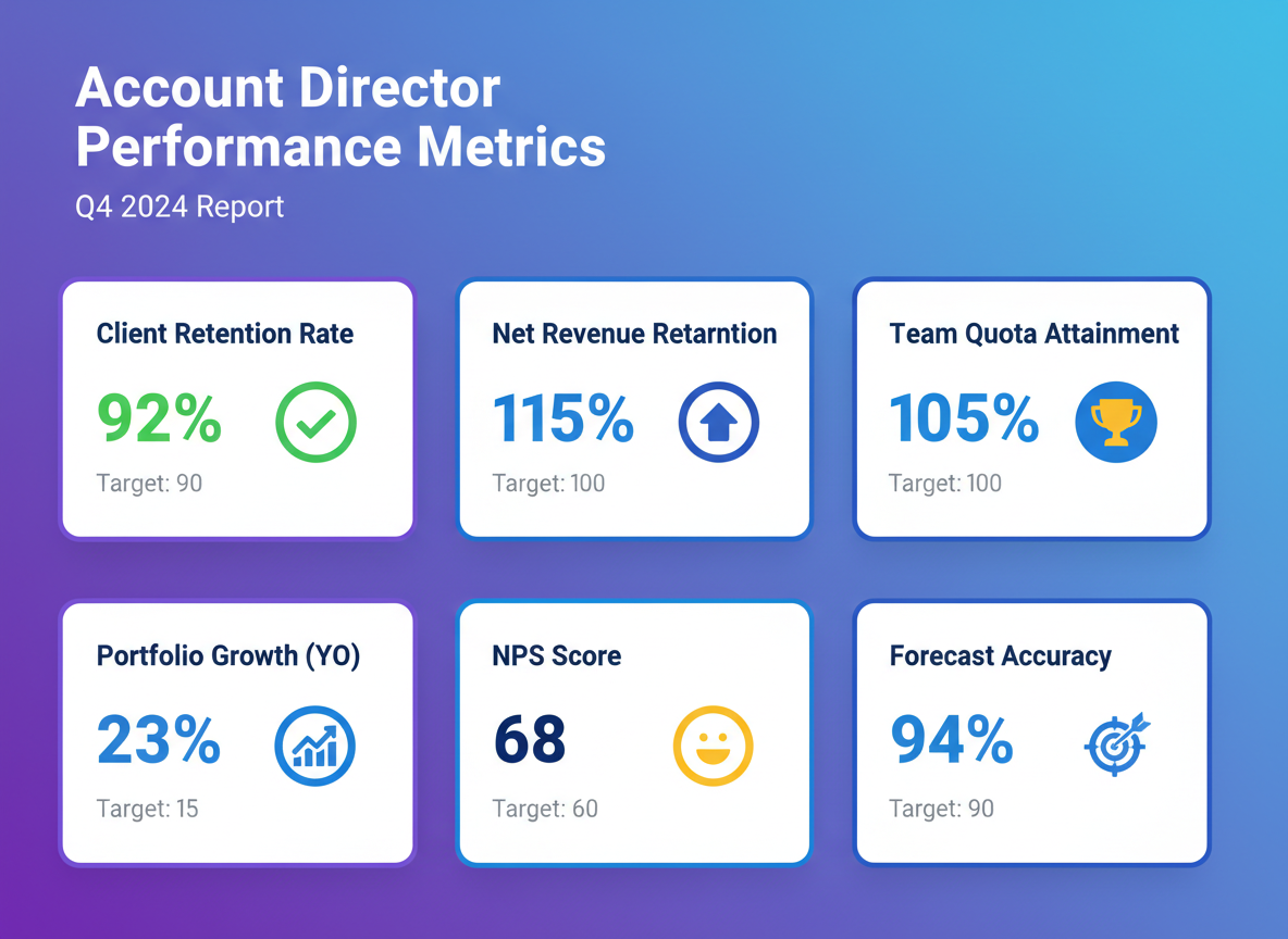 Success Metrics and KPIs: How Account Directors Are Measured