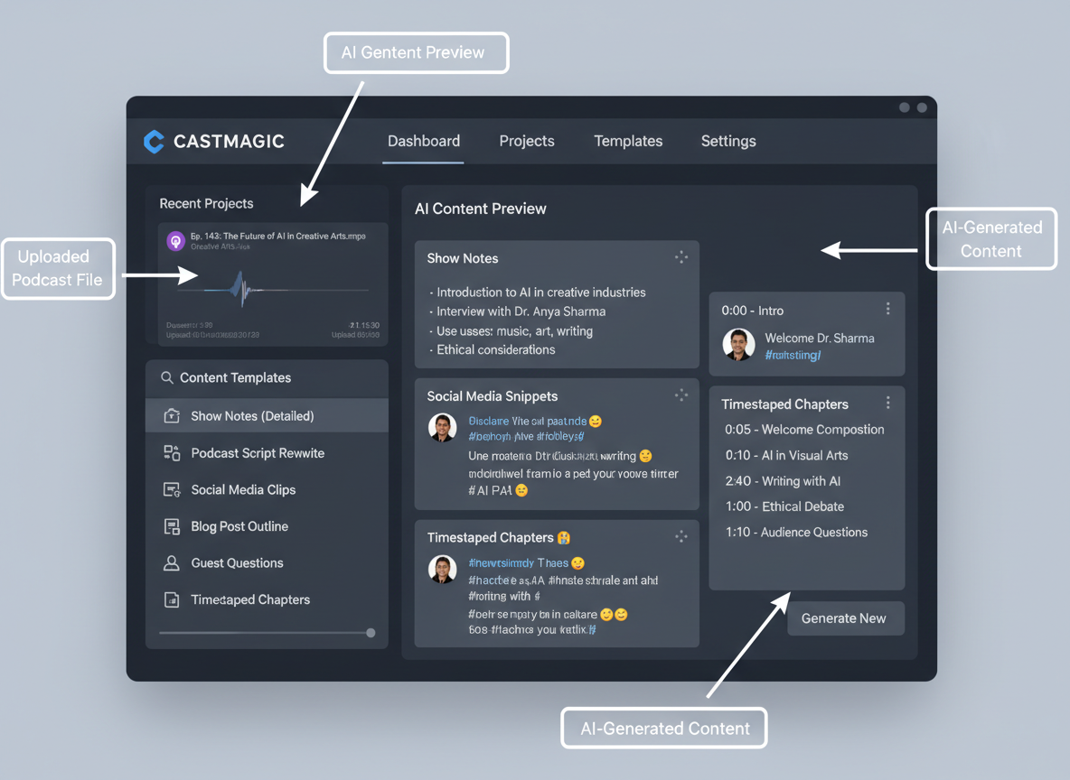 Step-by-Step Tutorial: Your First Castmagic Content Magic Trick!