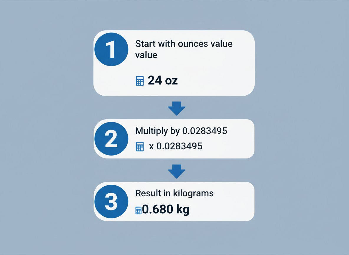 Step-by-Step: How to Convert Oz to Kg (With Examples)