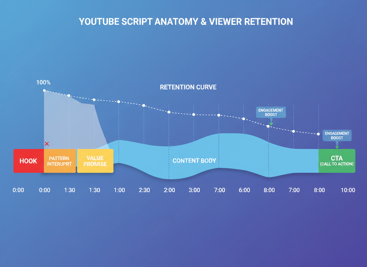 The YouTube Script Formula That Keeps Viewers Watching Past 30 Seconds