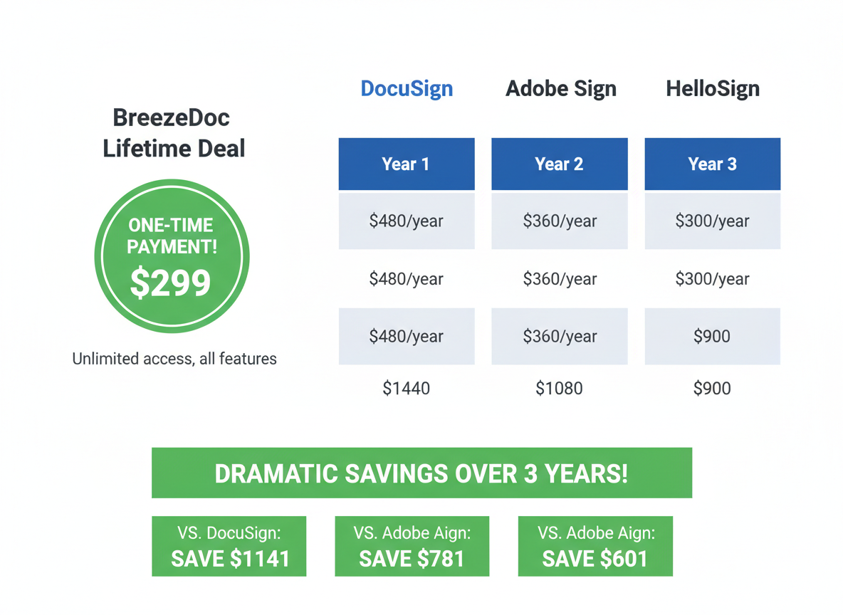 BreezeDoc Pricing: Unbeatable Lifetime Deal Value!