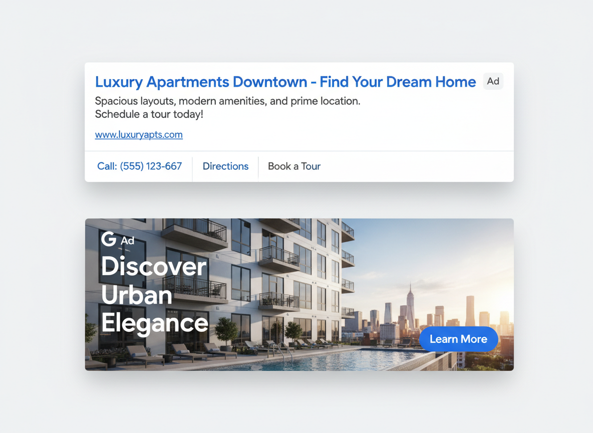 7 Google Ads Real Estate Samples for Search and Display Campaigns