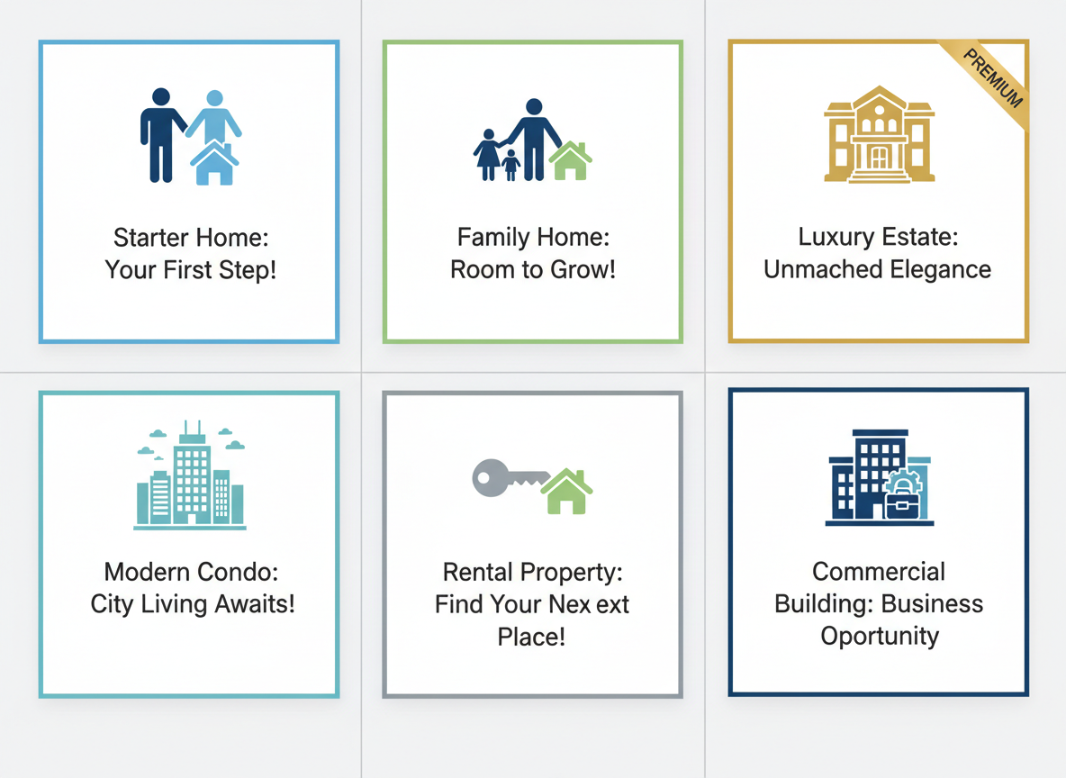 Property-Type Specific Ad Templates: From Starter Homes to Commercial