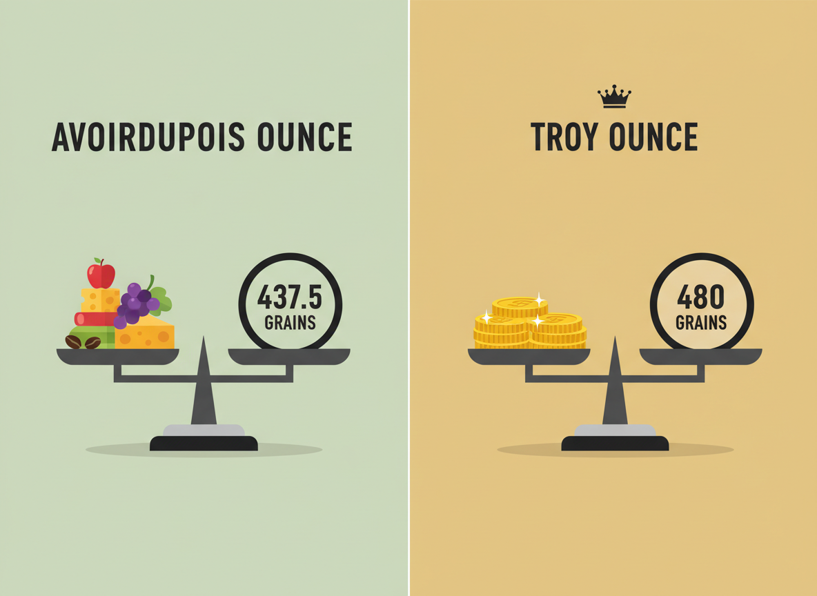 Avoirdupois vs. Troy Ounces: Understanding the Difference