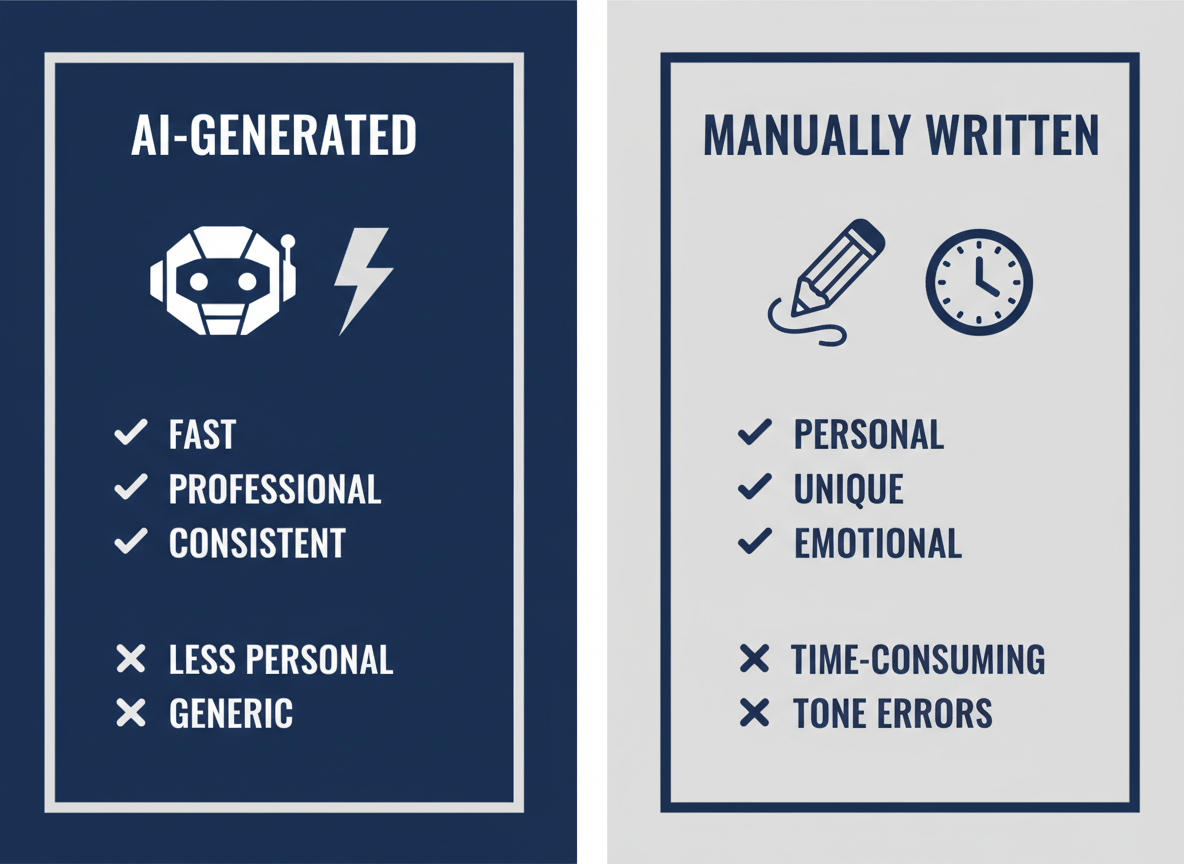 AI-Generated vs. Manually Written Resignation Letters: Pros and Cons