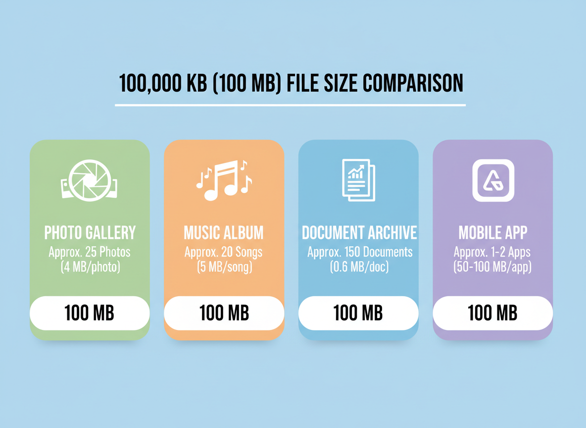 What Does 100,000 KB Look Like in Real Life?