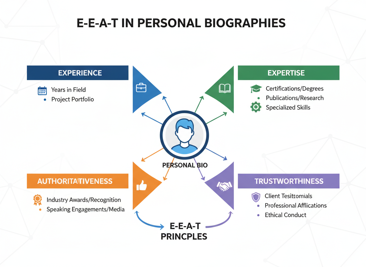 How to Optimize Your Personal Bio for Search Engines & AI (E-E-A-T + GEO)