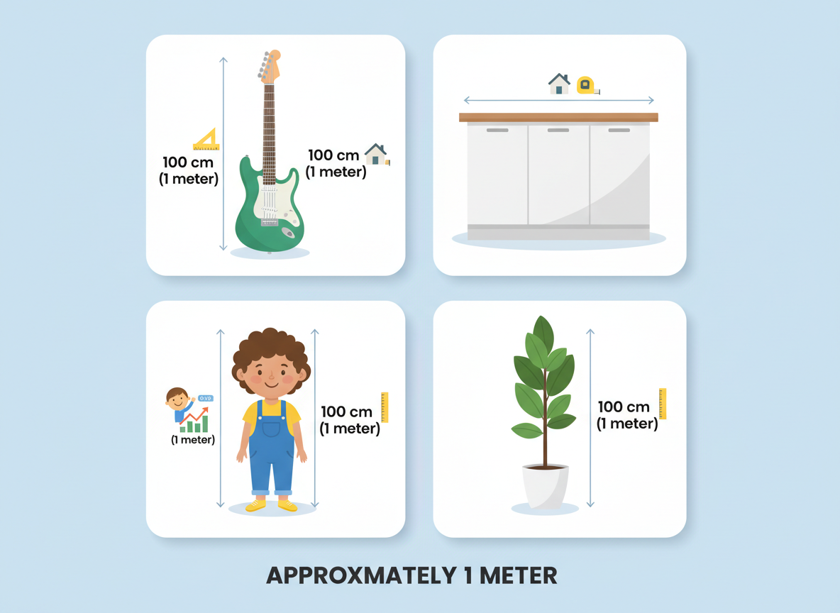Real-World Examples of 100 cm (1 Meter)