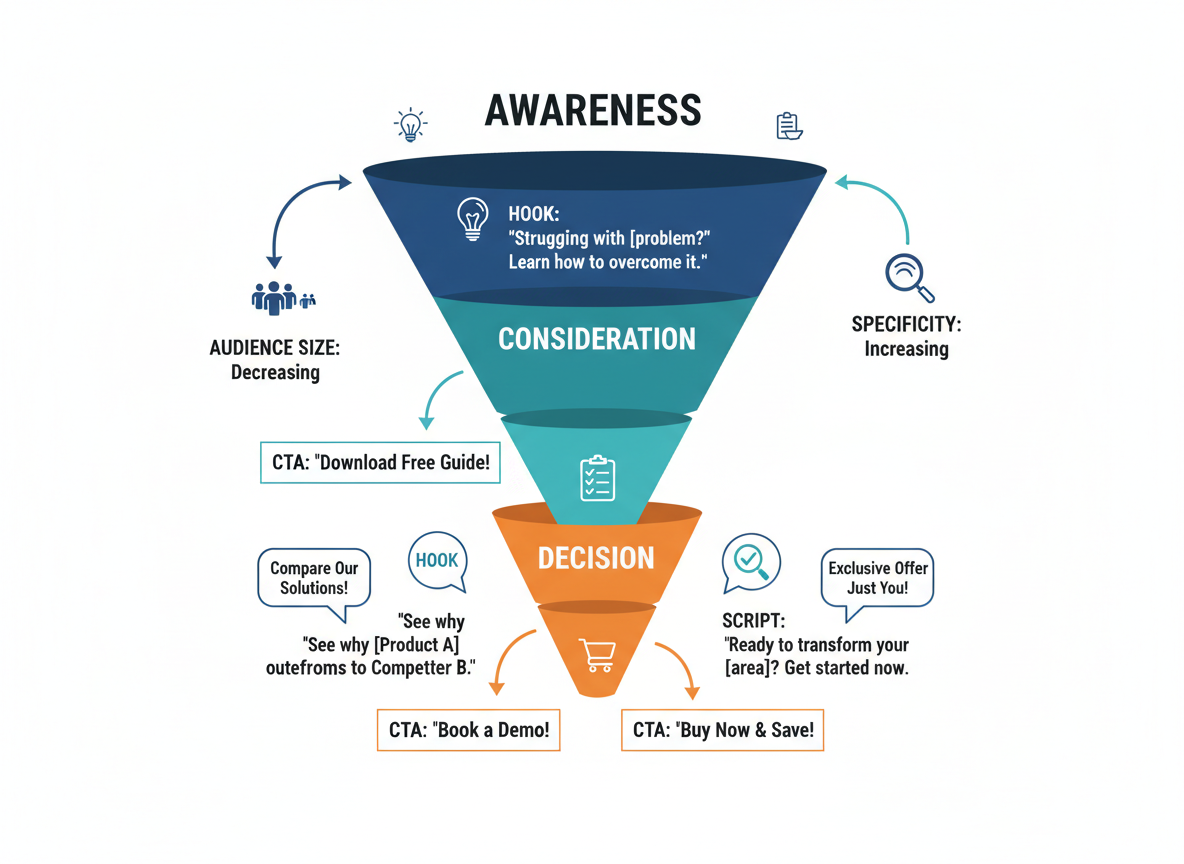 Adapting Scripts for Different Buyer Journey Stages