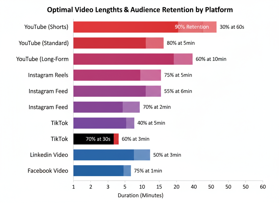 Video Script Length Guidelines by Platform (Data-Backed Optimal Durations)