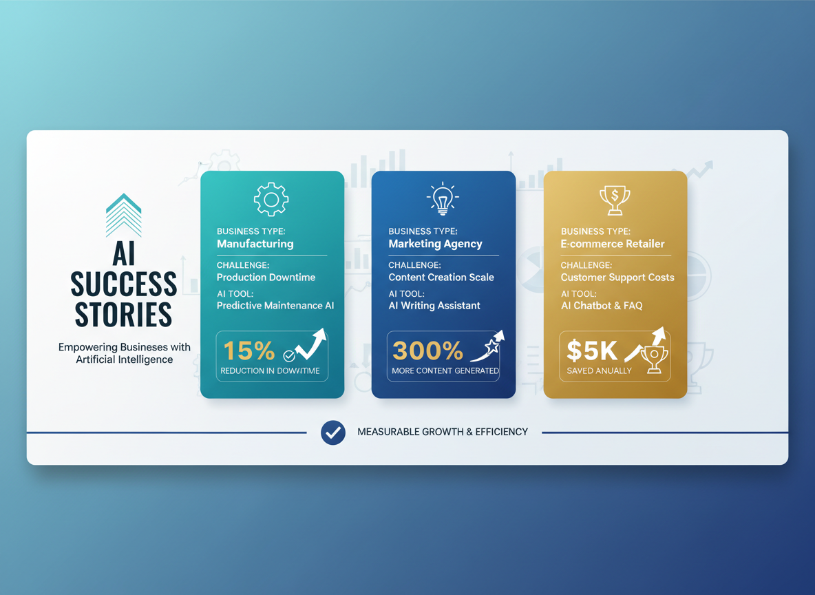 Real Success Stories: AI Tools Transforming Small Businesses