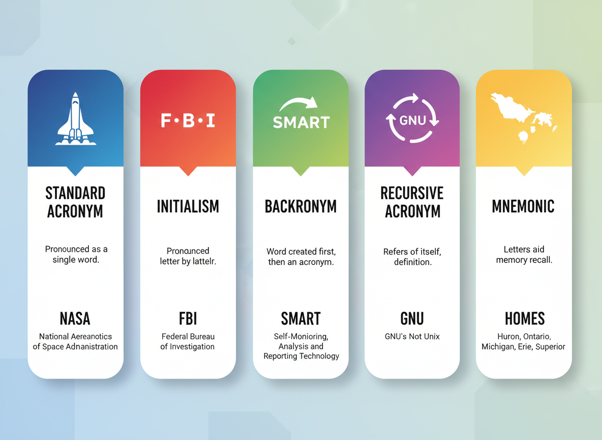 Types of Acronyms Every Content Creator Should Know