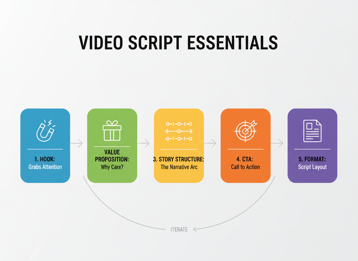 What Makes a Video Script Actually Work (The 5 Non-Negotiable Elements)