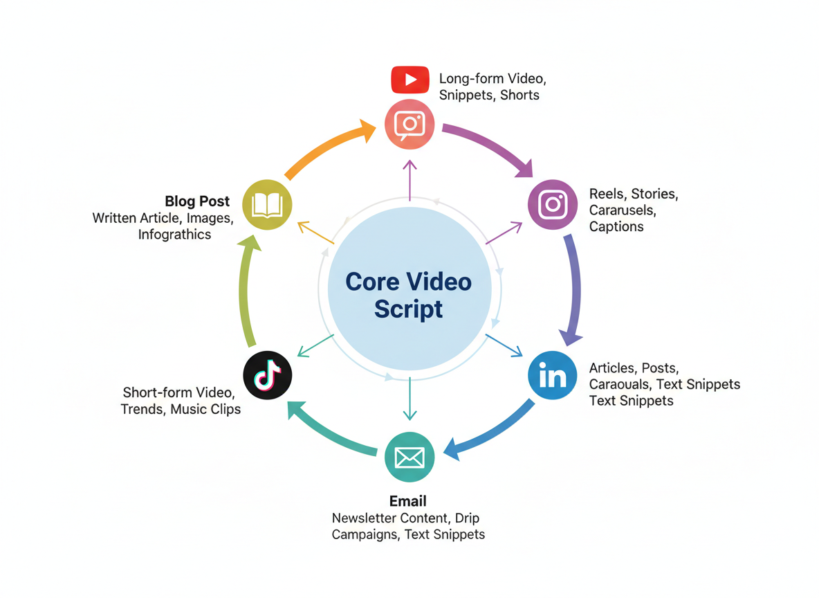 How to Adapt Scripts for Content Repurposing Across Channels