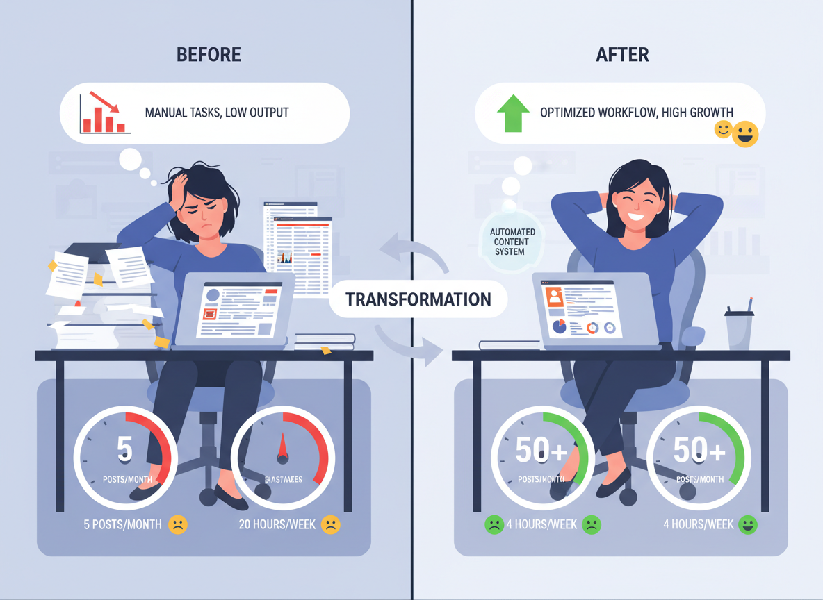 Real Case Study: How One Content Engineer 10x'd Output While Cutting Production Time 80%