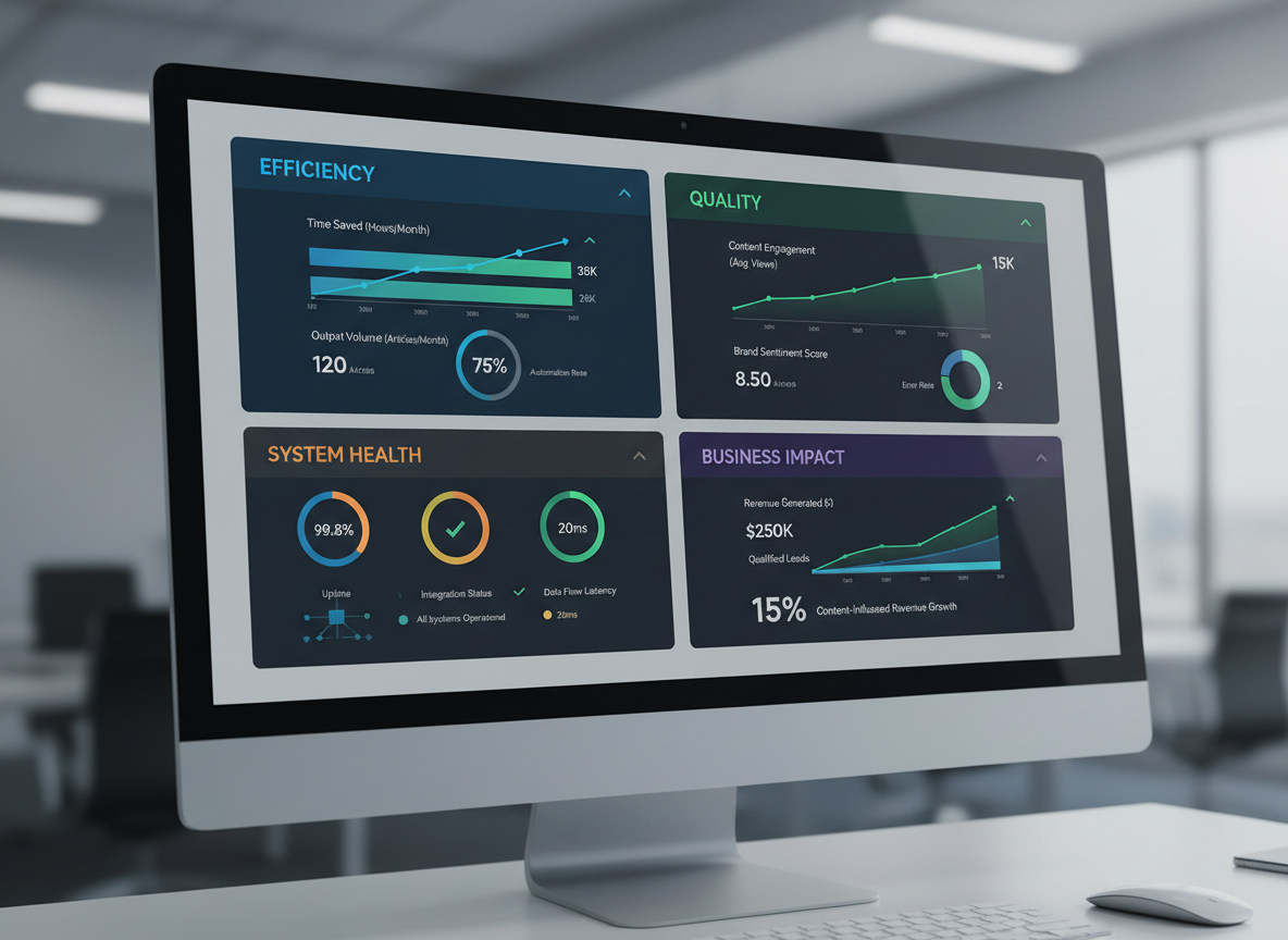 KPIs and Measurement Frameworks: Proving Content Engineering ROI