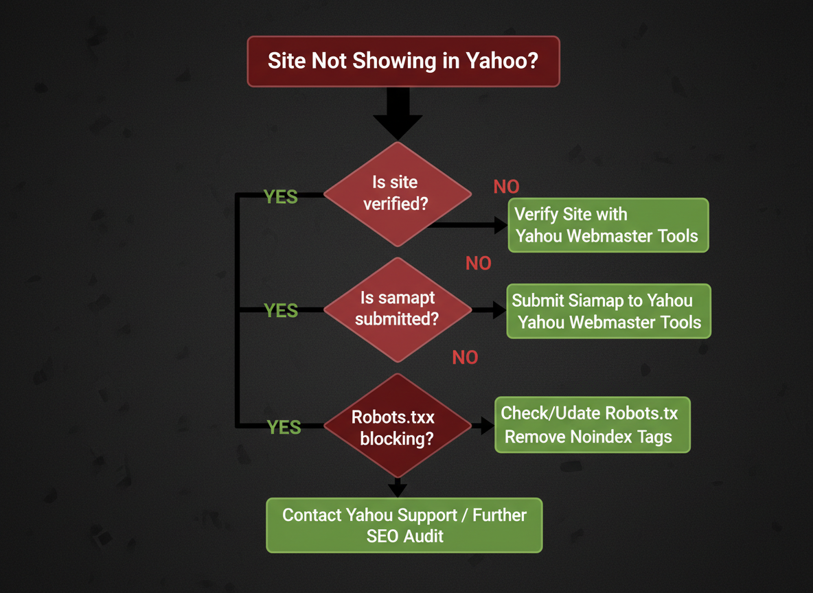 Troubleshooting Yahoo Search Visibility Issues