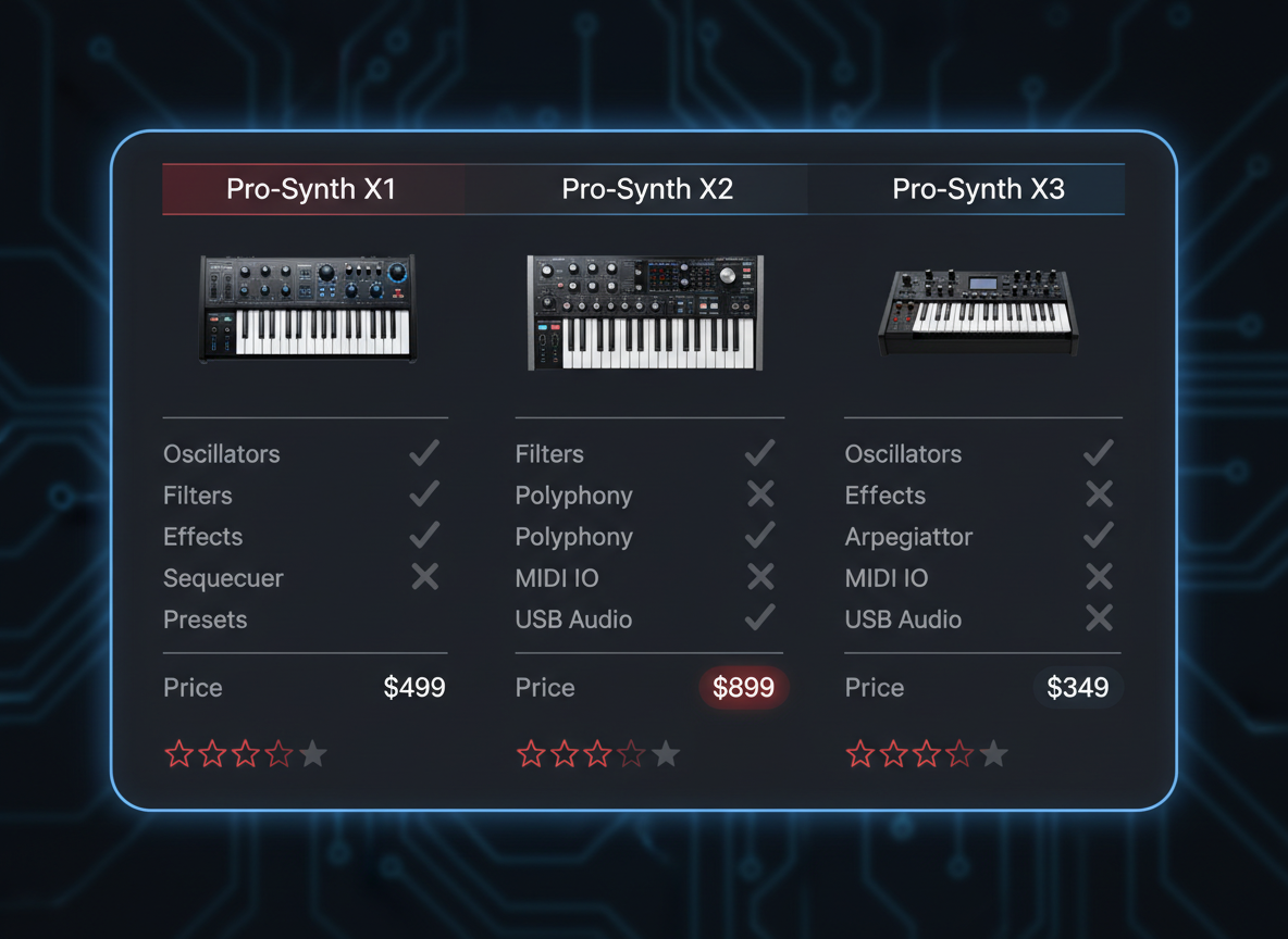 Example 3: Product Comparison Article