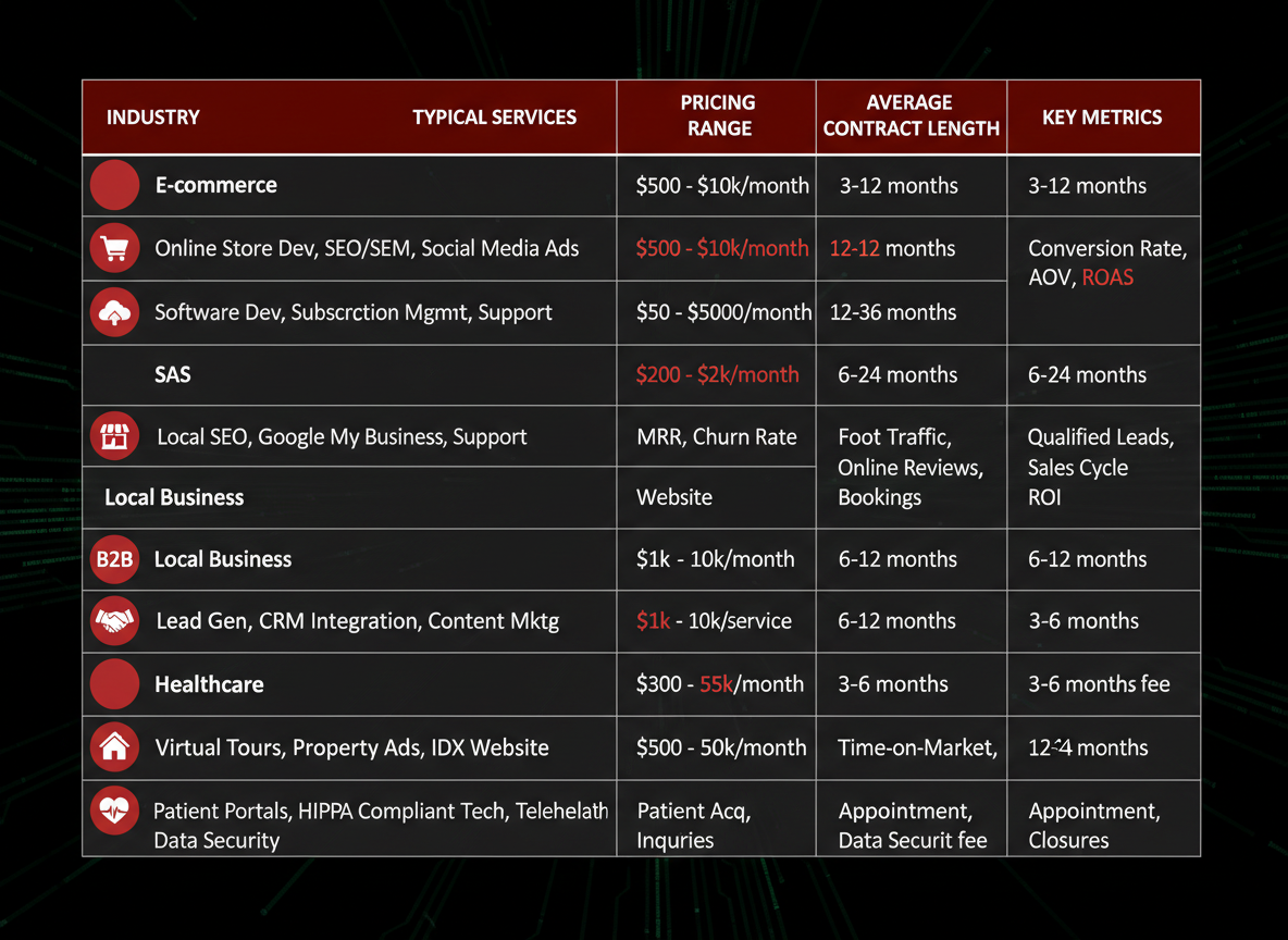 Industry-Specific Package Examples & Benchmarks
