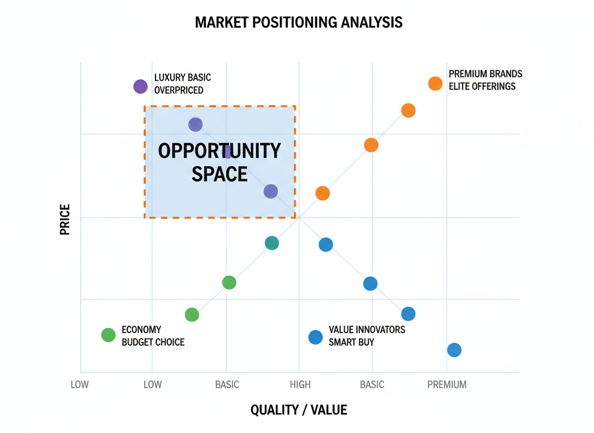 Step 2: Building Your Market Positioning Map (See Where You Actually Stand)
