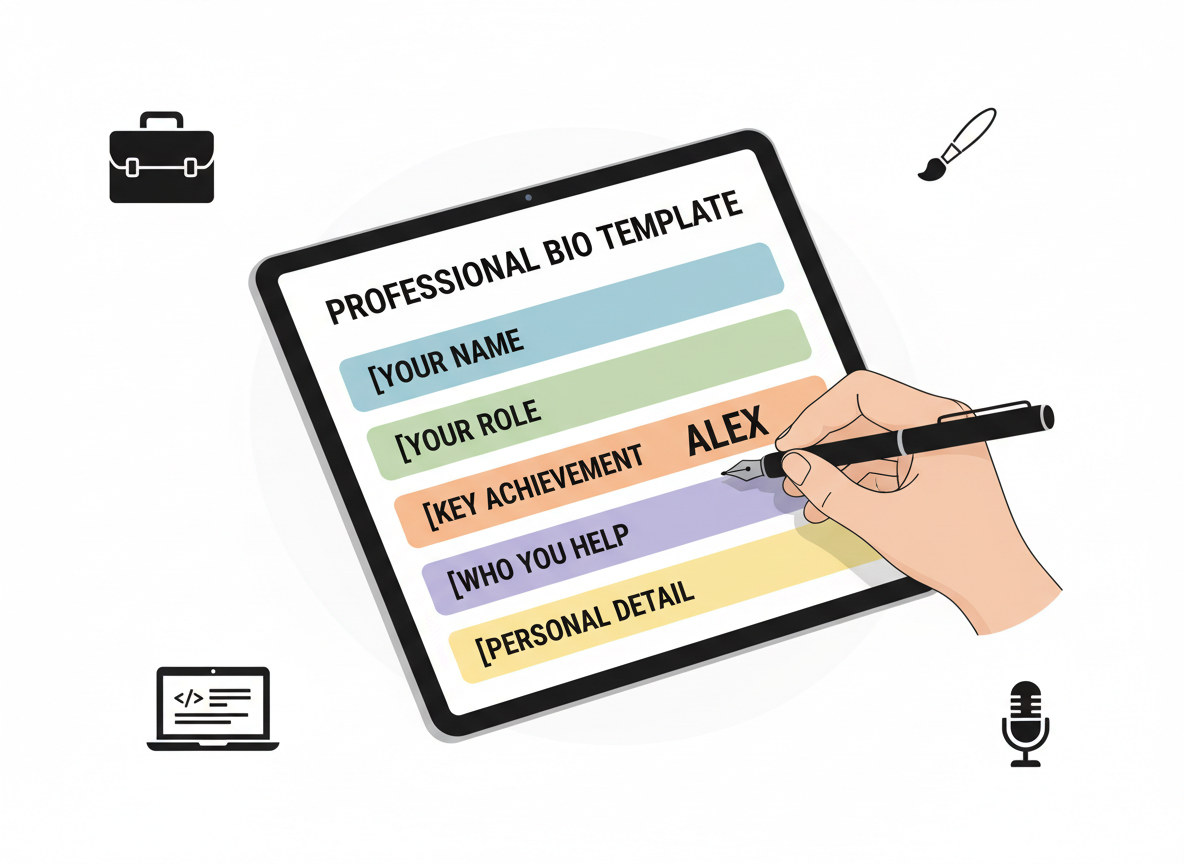 Fill-in-the-Blank Bio Templates (By Purpose) Fill-in-the-Blank Bio Templates (By Purpose)