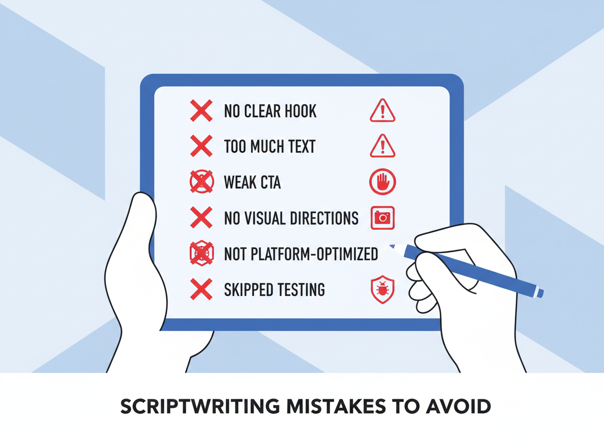 Common Video Scriptwriting Mistakes to Avoid