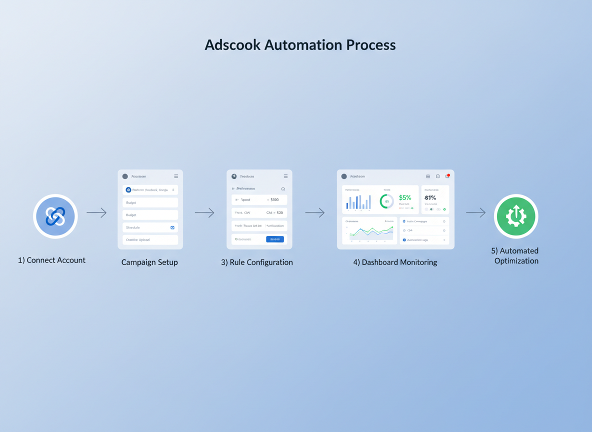 How Adscook Automation Actually Works (Step-by-Step!)