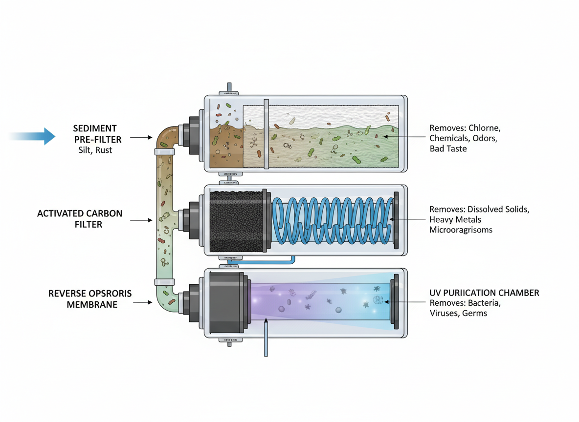 How Water Filtration Systems Work: Technologies and Contaminant Removal