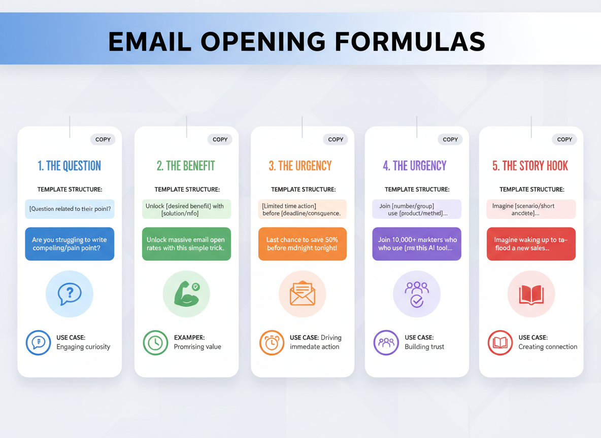 5 Email Opening Formulas the Pros Use (Steal These)