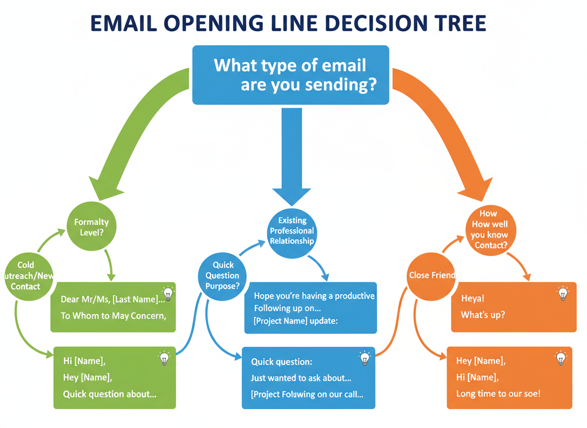 Context Matters: Matching Your Opener to Email Type and Relationship Stage